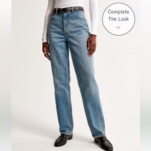 Abercrombie 90s Straight ultra high Rise